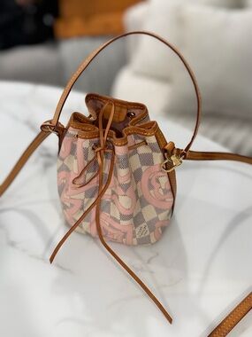 SALE‼️ ITEM AVAILABLE TILL 04/08 Louis Vuitton Damier Azur Tahitienne Nano Noe